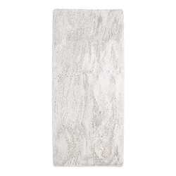 Thedecofactory NEO YOGA - Tapis lavable à base fine et souple extra doux blanc 80x180 