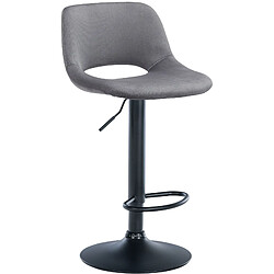 Non Tabouret de bar Camden velours noir pas cher