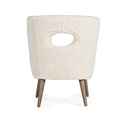 Bizzotto Fauteuil Cortina effet laine