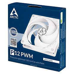 ARCTIC P12 PWM - Ventilateur boîtier 120mm PWM, blanc pas cher