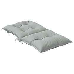 Acheter vidaXL Coussins de chaise à dossier bas lot de 4 gris clair mélangé