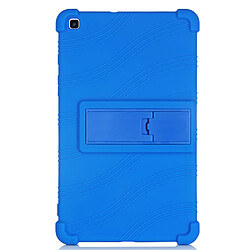 Coque en silicone avec béquille bleu pour votre Samsung Galaxy Tab A 8.0 Wi-Fi (2019) SM-T290/T297