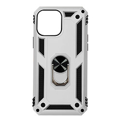 Avizar Coque iPhone 13 Pro Antichoc Hybride Bague Support Vidéo argent