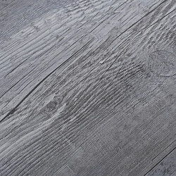 Avis vidaXL Dalles de plancher PVC autoadhésif 5,21 m² 2 mm gris bois mat