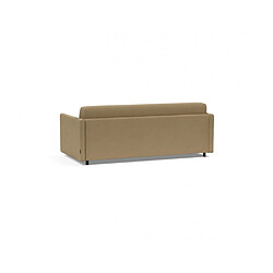 Inside 75 Canapé convertible express 160 ILB 501 matelas ressorts 5 zones 12cm tissu Yogia Olive Brown pas cher