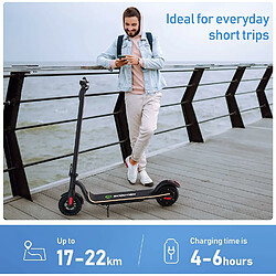 VICSONIC Trottinette Electrique Pliable 8'' 250W Scooter Electrique Batterie 7,5Ah avec Ecran LCD Noir