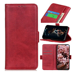 Etui en PU adsorption magnétique rouge pour votre Xiaomi Mi 10 Lite 5G/Mi 10 Youth 5G