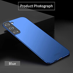 Mofi Coque en TPU Surface légère de finition givrée de bouclier rigide bleu pour votre Samsung Galaxy S21 FE