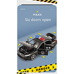 Universal 1: 32 Voiture jouet BMW M8 Voiture jouet en alliage Voiture jouet moulé sous pression Modèle de voiture Modèle de simulation à l'échelle miniature Voiture jouet Jouet pour enfants(Le noir)