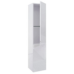 Mendler Ensemble pour salle de bain HWC-B19b, lavabo armoire de toilette armoire murale, haute brillance MVG-certifié ~ blanc