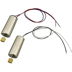 2 Pièces Moteurs de Rechange pour Drones RC Quadricoptères H8C H8D DFD F183 (1 CCW - 1 CW)