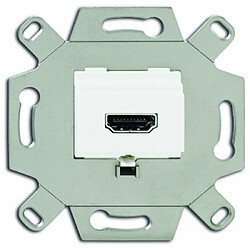 Busch-Jaeger 0261/32 Boîte de raccordement HDMI blanc alpin Programmes d'interrupteurs encastrés, blanc alpin