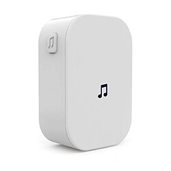 Universal Accueil Sécurité 100dB 300m Télécommande Vidéo sans fil Sonnette 433MHz Prise étanche Smart WiFi Sonnette de porte | Sonnette de porte (blanc) 