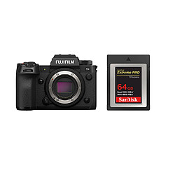 Boîtier FUJIFILM X-H2S + Carte SanDisk 64 Go Extreme Pro CF CFexpress Type B