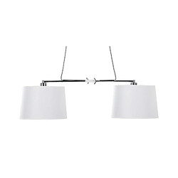 Beliani Lampe suspension FUCINO Blanc