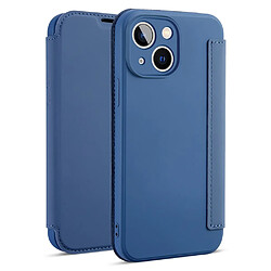 Coque en silicone avec béquille pour votre iPhone 14 Plus - saphire