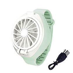 Ventilateur Rechargeable USB GUMEI Avec Dragonne Confortable Mini Ventilateur Portable En Forme De Montre pas cher