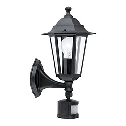 EGLO Lampe murale d'extérieur Laterna 4 avec capteur Noir 22469