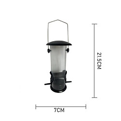 Acheter Tube transparent Mangeoire à Oiseaux avec 2 L'alimentation des Ports, premium Dur En Plastique En Plein Air Mangeoire à Oiseaux Cintre Suspendus