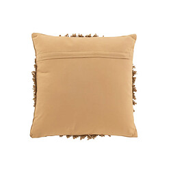 Dansmamaison Coussin Bruno Carre Jute/Cotton Marron