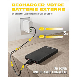 Avis SANAG | 10 - Batterie Externe Pour Smartphone 10000 Mah, 1 Port Usb-C (Entrée & Sortie), 2 Ports Usb-A (Sortie), 18W Ultra Fast Power Pour Tous Les Smartphones.