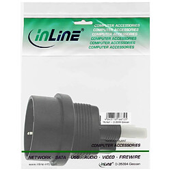 InLine Adaptateur voyage USA, prise US sur prise femelle antichocs