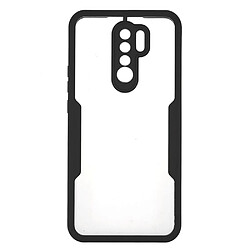 Coque en TPU + acrylique noir pour votre Xiaomi Redmi 9