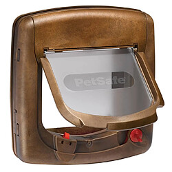 PetSafe Chatière magnétique 4 voies Deluxe 420 Marron 5006