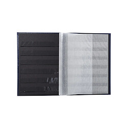 Avis Ac-Deco Album de timbres en simili-cuir 32 pages - 16,5 x 22,5 cm - Noir