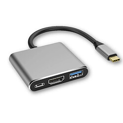 GUPBOO ADAPTATEUR ADAPTATEUR HUB 3EN1 USB-C HDMI 4K MACBOOK,JL1331