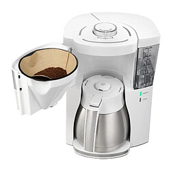 Machine a café MELITTA - Look V Therm Perfection 1025-15 Blanc/Acier Brossé