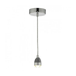 Luminaire Center Suspension design Spl Chrome poli 1 ampoule 7,1cm