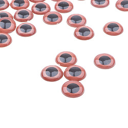 Yeux de sécurité en plastique marron pour poupée d'ours artisanat animal marionnette 18mm (40pcs) pas cher