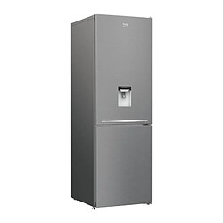 Réfrigérateur congélateur bas BEKO CRCSA366K40DXBN - 343 L (223+120) - métal brossé pas cher