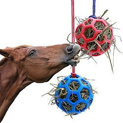 2 Paquets Cheval Traiter Balle Hay Jouer Ball, chèvre Hay Ball Suspendu Jouet D'alimentation Pour Mouton Cheval Chèvre Feede