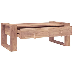 Avis Maison Chic Table basse,Table Console Table d'appoint, Table pour salon 110 x 60 x 40 cm Bois de teck massif -MN48239