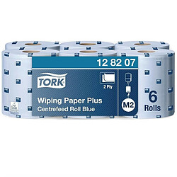 Bobines de Papier d'Essuyage pour Distributeur à Dévidage Central - Lot de 6 - Tork - CL129 pas cher