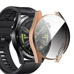 Coque en TPU électroplaqué, or rose pour votre Huawei Watch GT 3 42mm