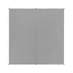 Beliani Voile d'ombrage 300 x 300 cm gris LUKKA