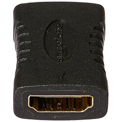 Basics Coupleur HDMI (Lot de 2), 29 x 22 mm, Noir