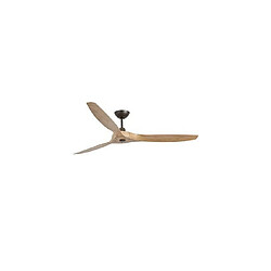 faro Plafonnier ventilateur Morea Marron 28 Cm