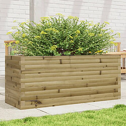 vidaXL Jardinière 110x40x46 cm bois de pin imprégné