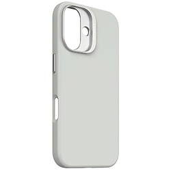 Decoded Coque pour iPhone 16 Compatible MagSafe Antichocs et Antimicrobienne Gris