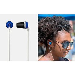 Écouteurs avec Fil, Headphones In Ear Légers, Compatibles avec les Smartphones, , Bleu, KOSS, Plug B Classic