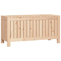 Acheter vidaXL Boîte de rangement de jardin 108x42,5x54 cm Bois massif de pin