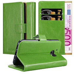 Cadorabo Coque HTC ONE M10 Etui en Vert