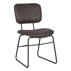 Acheter LABEL51 Chaises à manger lot de 2 Sev 49x60x87 cm anthracite