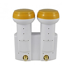 LNB Monobloc Twin 0,1 DB Golden Media FULL HD 4K RDY ASTRA/HOTBIRD Double tête