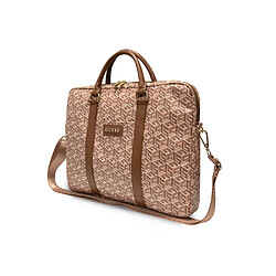 Guess Maroquinerie Guess Sacoche pour Ordinateur Portable 16'' Modèle G Cube Marron