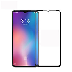 Wewoo Film de verre trempé plein écran 9H 2.5D pour Xiaomi Mi 9 (noir)